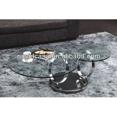 Cheap Modern Glass extendable coffee table