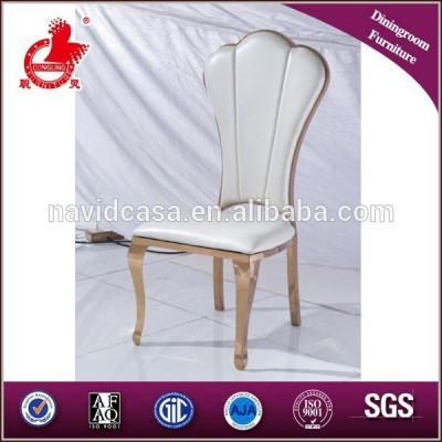 B9001 Cheap Golden white wedding chairs