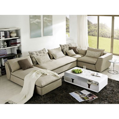 modern wooden fabric living room fancy sofa set