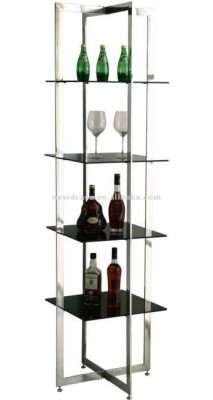 LS802 glass top layer stand